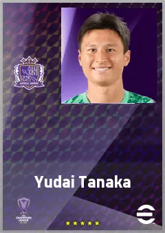Tanaka Yudai eFootball 2026 player card, 67 OVR GK