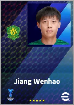 Jiang Wenhao eFootball 2026 player card, 66 OVR LB