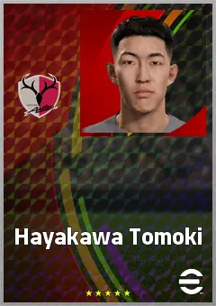Hayakawa Tomoki eFootball 2026 player card, 72 OVR GK