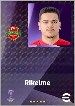 Rikelme eFootball 2026 player card, 70 OVR LB