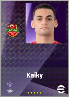 Kaiky eFootball 2026 player card, 71 OVR CB