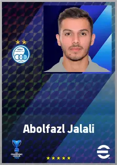 Abolfazl Jalali eFootball 2026 player card, 69 OVR LB