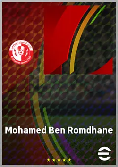 Mohamed Ben Romdhane eFootball 2026 player card, 71 OVR CMF