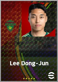 Lee Dong-Jun eFootball 2026 player card, 69 OVR RWF