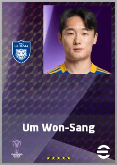Um Won-Sang eFootball 2026 player card, 69 OVR RWF