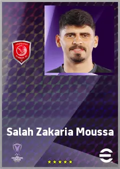 Salah Zakaria Moussa eFootball 2026 player card, 69 OVR GK