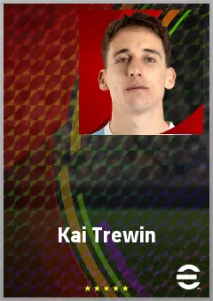 Kai Trewin eFootball 2026 player card, 69 OVR CB