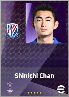Shinichi Chan eFootball 2026 player card, 69 OVR LB