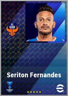 Seriton Fernandes eFootball 2026 player card, 66 OVR RB