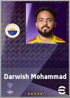 Darwish Mohammad eFootball 2026 player card, 66 OVR GK