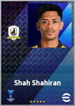 Shah Shahiran eFootball 2026 player card, 66 OVR CMF