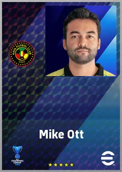 Mike Ott eFootball 2026 player card, 67 OVR AMF