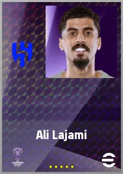 Ali Lajami eFootball 2026 player card, 68 OVR CB