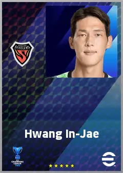 Hwang In-Jae eFootball 2026 player card, 69 OVR GK