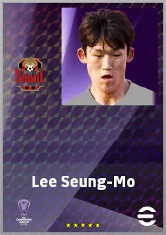 Lee Seung-Mo eFootball 2026 player card, 68 OVR CMF