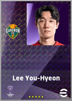 Lee You-Hyeon eFootball 2026 player card, 68 OVR RB