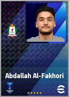 Abdallah Al-Fakhori eFootball 2026 player card, 65 OVR GK