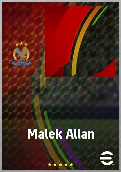 Malek Allan eFootball 2026 player card, 63 OVR CF