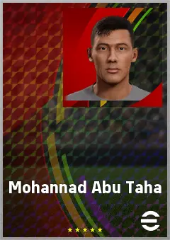 Mohannad Abu Taha eFootball 2026 player card, 68 OVR LB