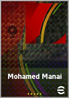 Mohamed Manai eFootball 2026 player card, 68 OVR AMF