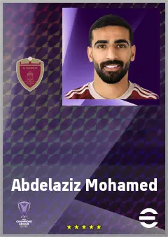 Abdelaziz Mohamed eFootball 2026 player card, 61 OVR CMF