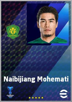 Naibijiang Mohemati eFootball 2026 player card, 67 OVR LB