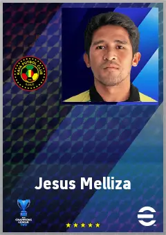 Jesus Melliza eFootball 2026 player card, 64 OVR SS