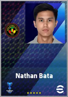 Nathan Bata eFootball 2026 player card, 62 OVR GK