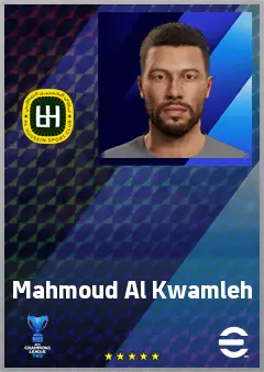 Mahmoud Al Kwamleh eFootball 2026 player card, 65 OVR GK