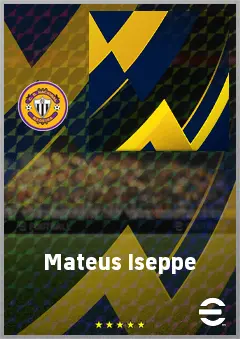 Mateus Iseppe eFootball 2026 player card, 64 OVR AMF