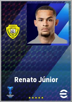 Renato Júnior eFootball 2026 player card, 67 OVR CF