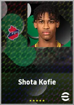 Kofie Shota eFootball 2026 player card, 61 OVR DMF