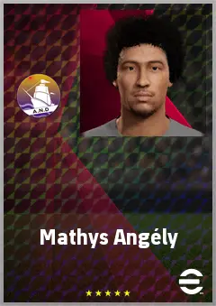 Mathys Angély eFootball 2026 player card, 62 OVR CB