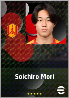 Mori Soichiro eFootball 2026 player card, 65 OVR RB