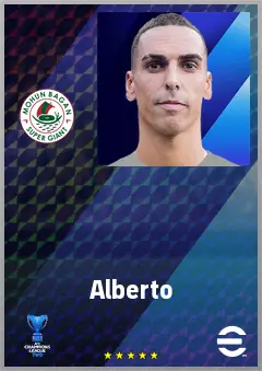 Alberto eFootball 2026 player card, 68 OVR CB