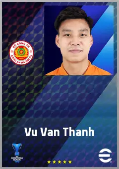 Vu Van Thanh eFootball 2026 player card, 67 OVR RB