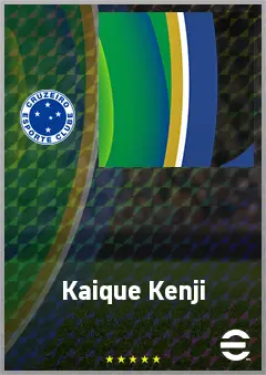 Kaique Kenji eFootball 2026 player card, 65 OVR LWF