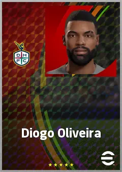 Diogo Oliveira eFootball 2026 player card, 70 OVR CF