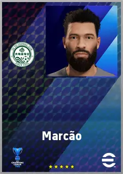 Marcão eFootball 2026 player card, 70 OVR CB