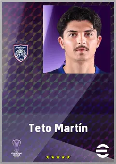 Teto Martín eFootball 2026 player card, 69 OVR RMF