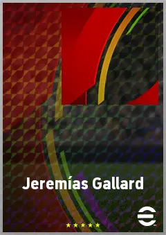 Jeremías Gallard eFootball 2026 player card, 65 OVR AMF