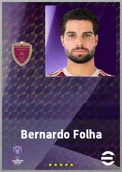 Bernardo Folha eFootball 2026 player card, 69 OVR CMF