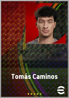 Tomás Caminos eFootball 2026 player card, 60 OVR CMF