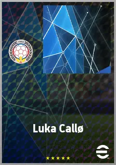 Luka Callø eFootball 2026 player card, 61 OVR CB
