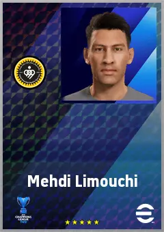 Mehdi Limouchi eFootball 2026 player card, 69 OVR LWF