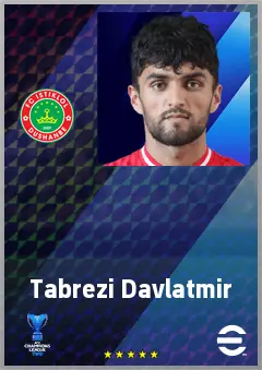 Tabrezi Davlatmir eFootball 2026 player card, 63 OVR LB