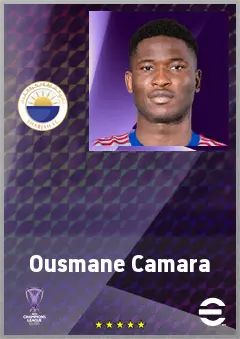 Ousmane Camara eFootball 2026 player card, 68 OVR SS