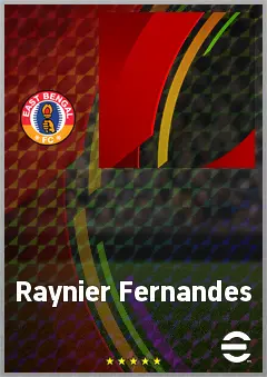 Raynier Fernandes eFootball 2026 player card, 66 OVR AMF