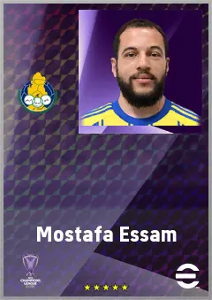 Mostafa Essam eFootball 2026 player card, 63 OVR LB