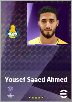 Yousef Saaed Ahmed eFootball 2026 player card, 67 OVR CF